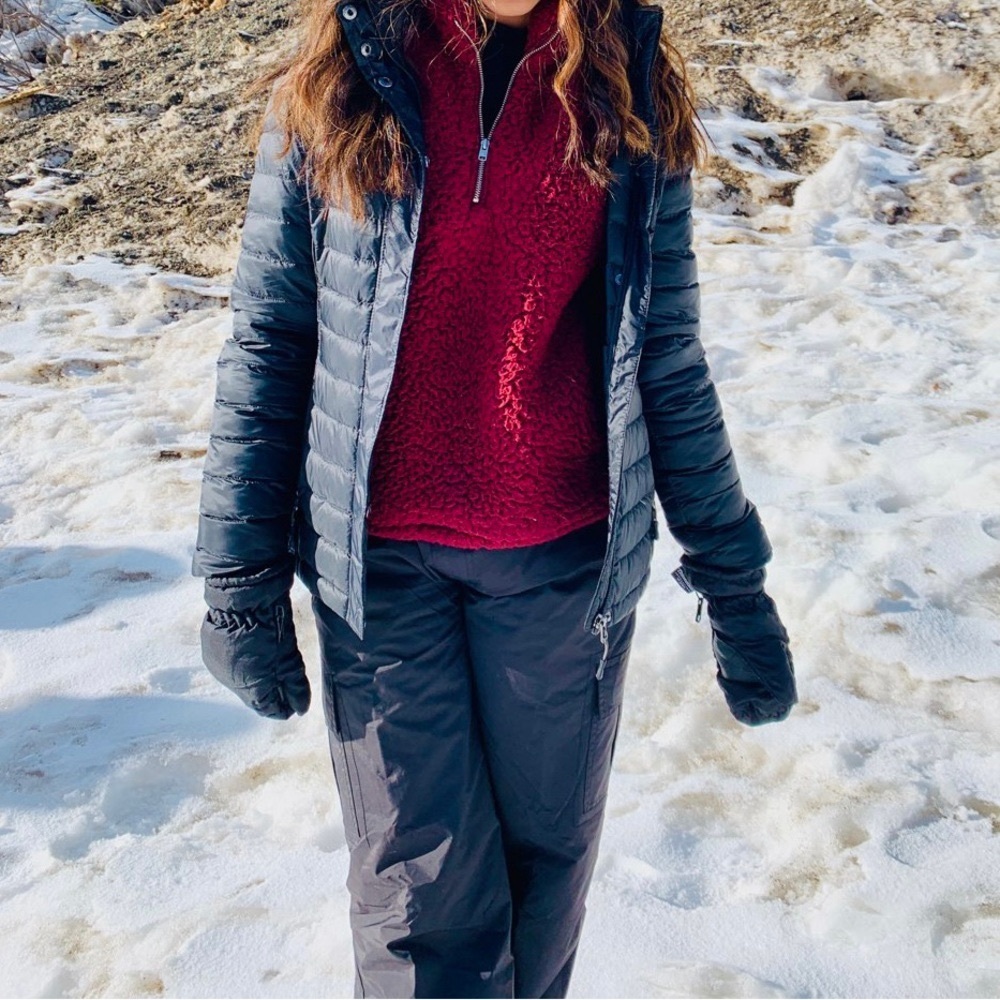 Hollister Maroon Sherpa